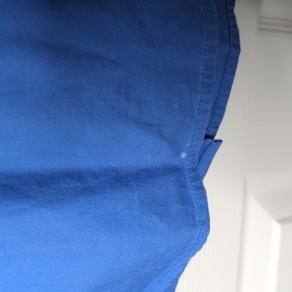 Carhartt Blue Sleeveless Utility Snap Closure Summer Top Blouse size XL - Picture 3 of 7